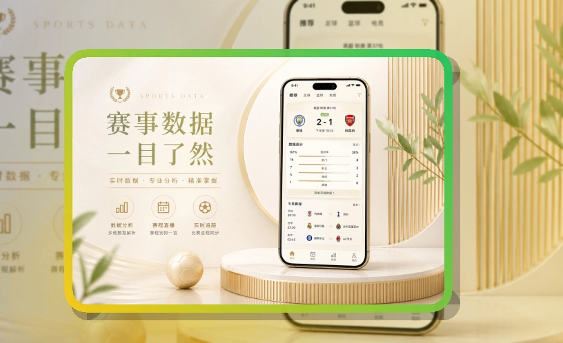 安装卡片区 · 手机看赛入口 · 外出查赛更方便界面展示
